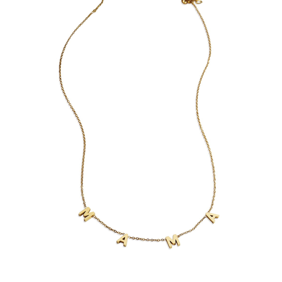 Le collier lettre MAMA