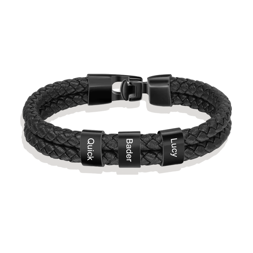 Minimalist Personalized Beaded Name Bracelet