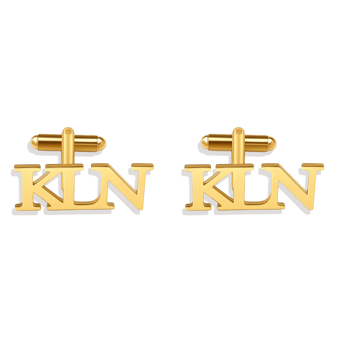 Monogrammed Cufflinks with Initials