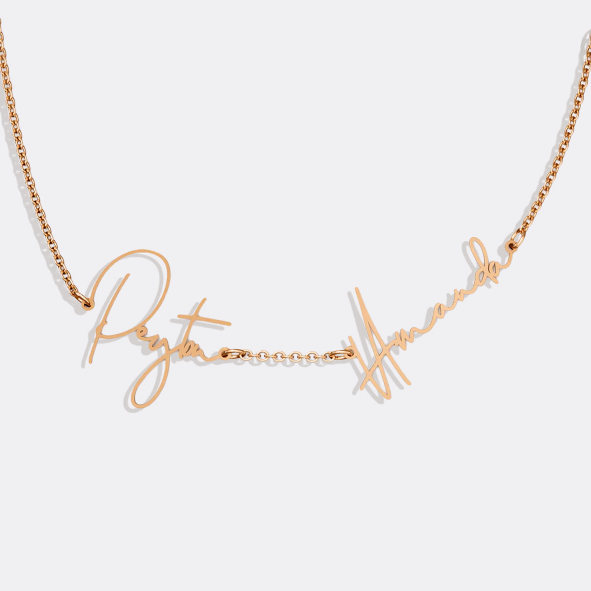 Collier double nom Monroe