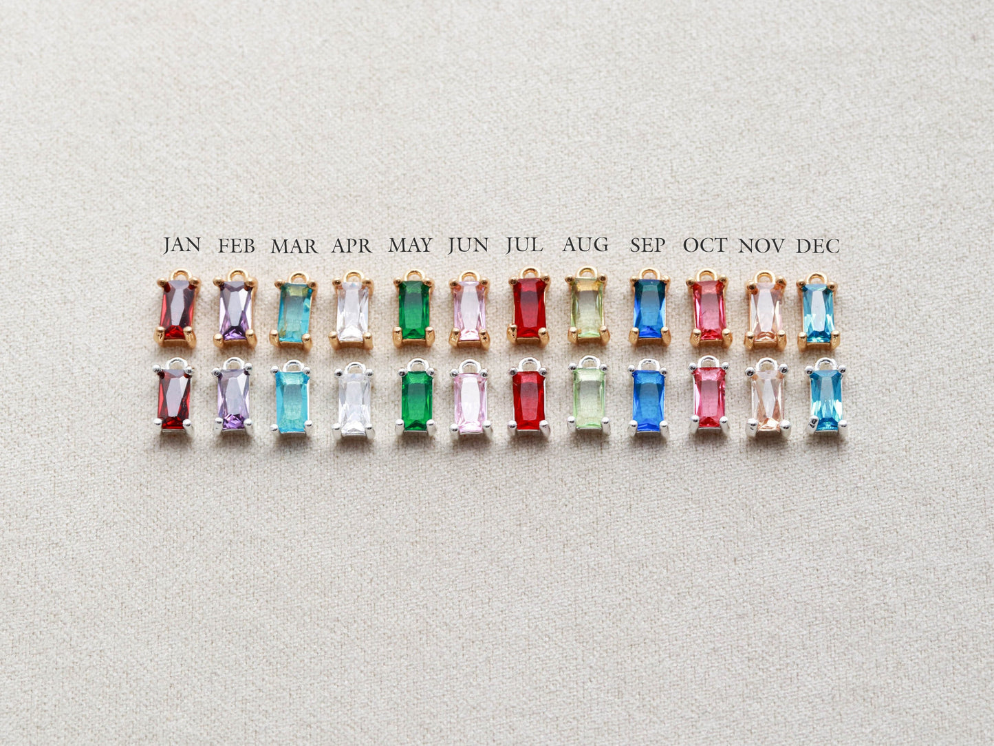 Collier multi-baguettes