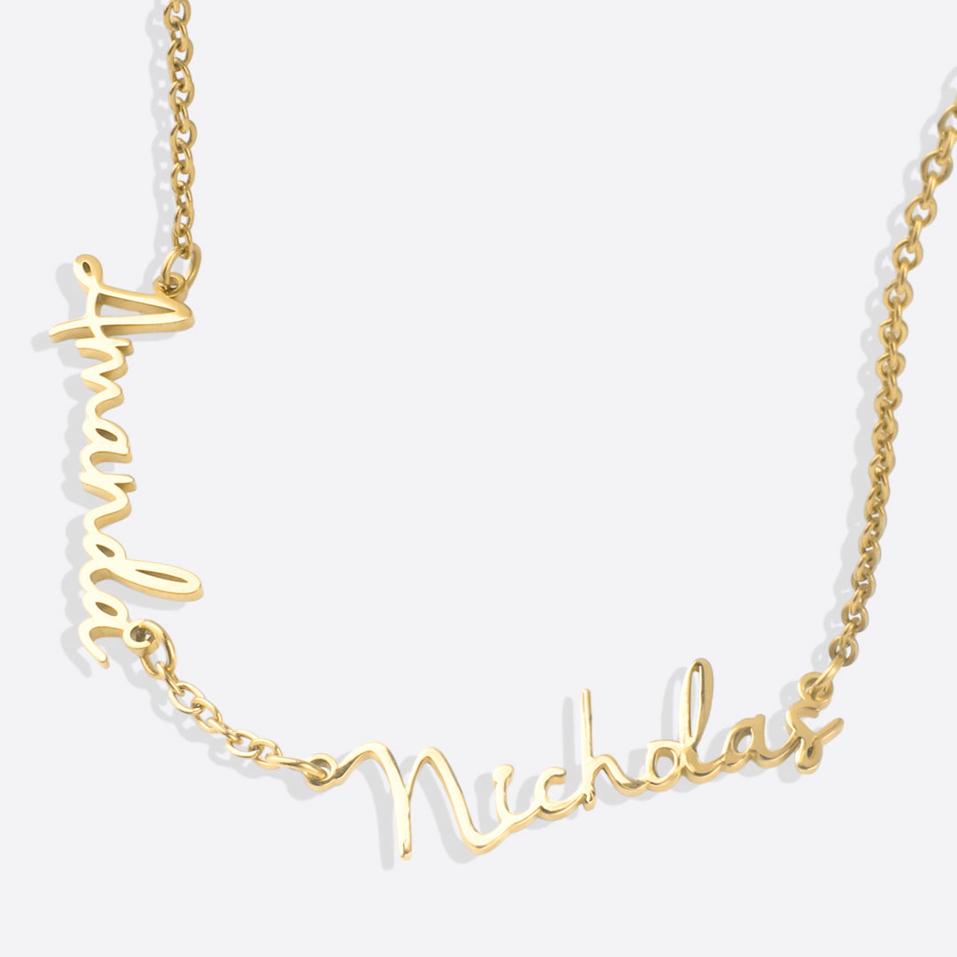 Fairy Multiple Name Necklace | Add Up to 4 Names
