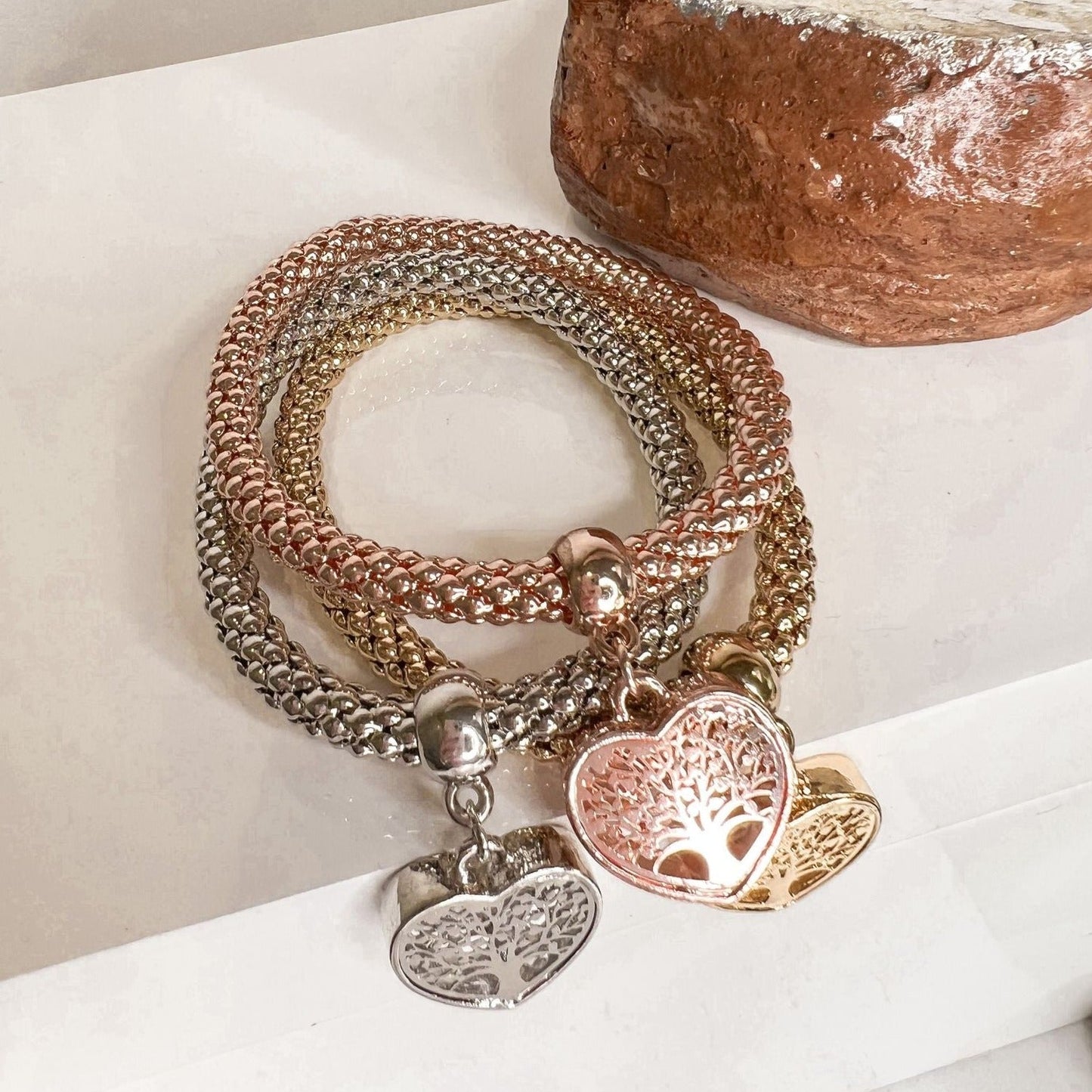 Baum des Lebens – Limitierte Auflage Herz-Charm-Armband
