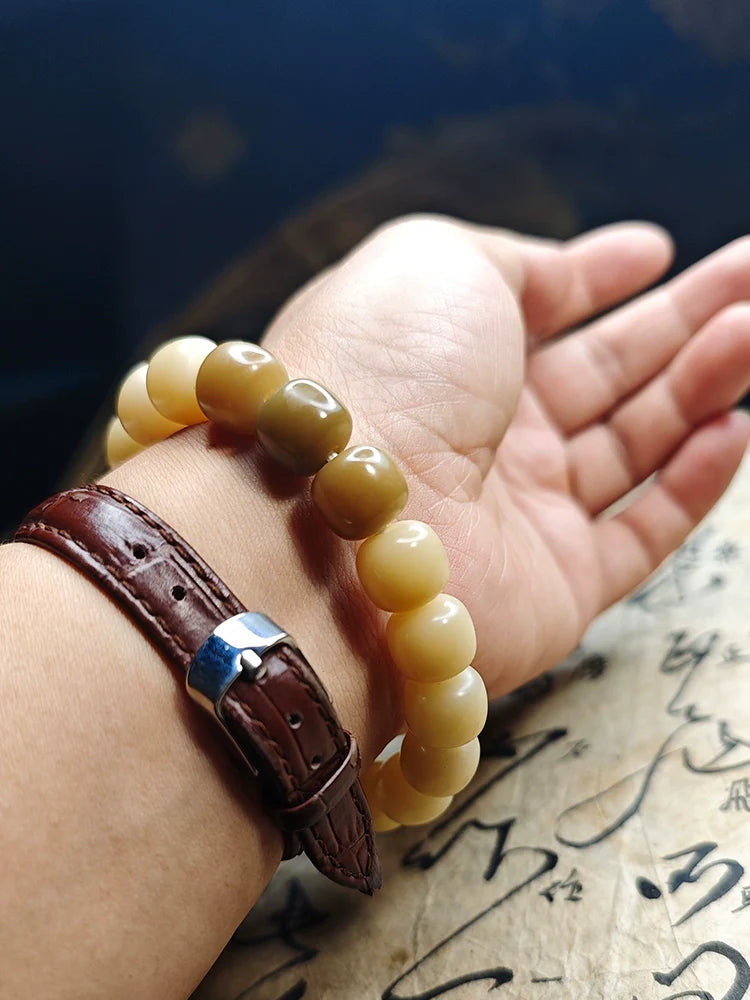 Spielbares Meditationsarmband Bodhi Rocailles Perlen Armband