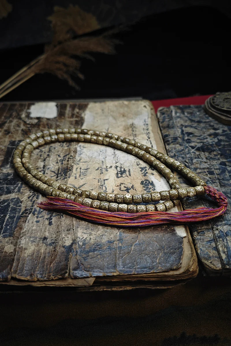 Star and Moon Bodhi 108 Pieces Mala beads
