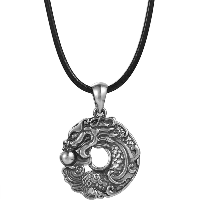 925 Silver Dragon Pendant
