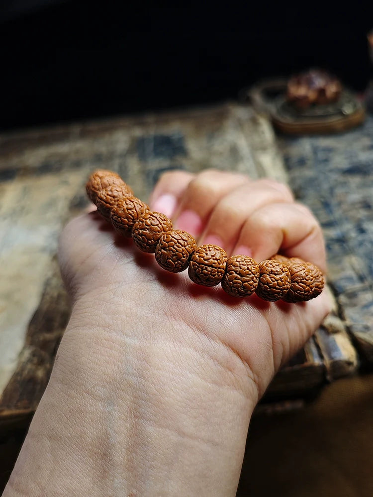 Petit bracelet de perles Bodhi King Kong à motif écailles de dragon