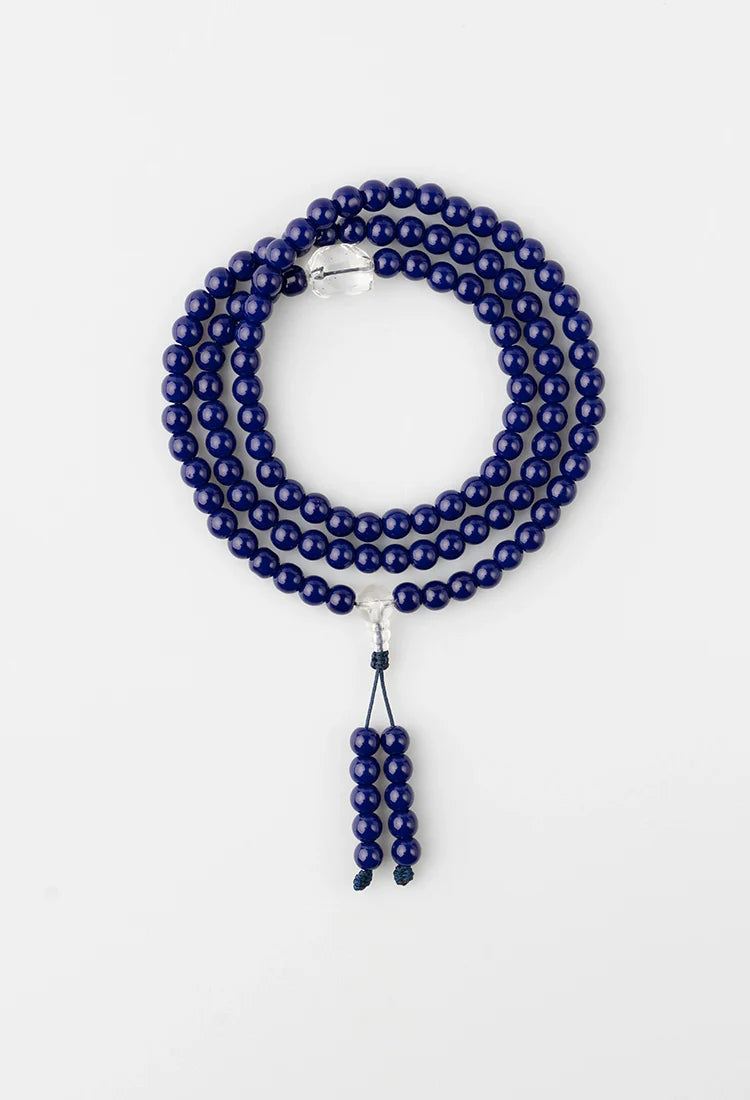 8mm Lapislazuli-Armband 108 Perlen Mala Hochwertige Gebetsperlen