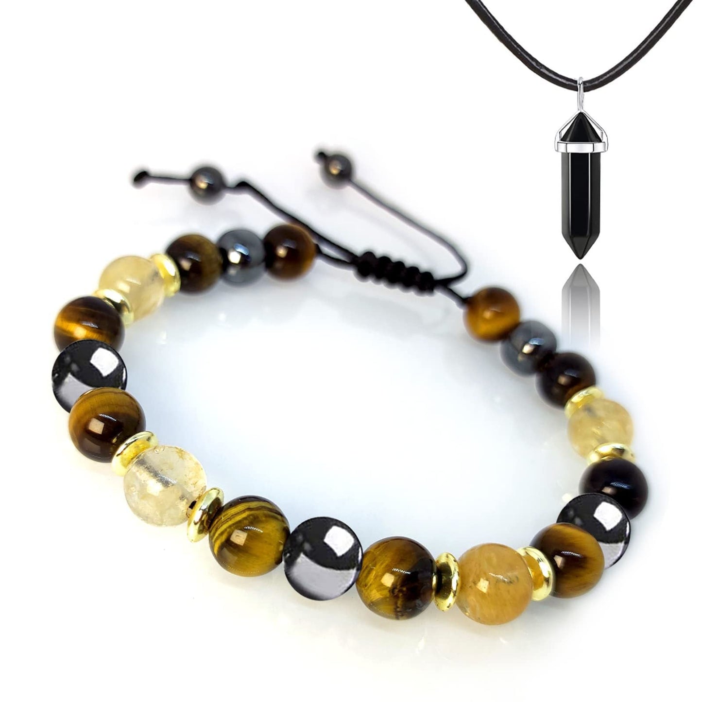 Seven Chakra Energy Bracelet Beaded Braided Healing Bracelet for Meditation