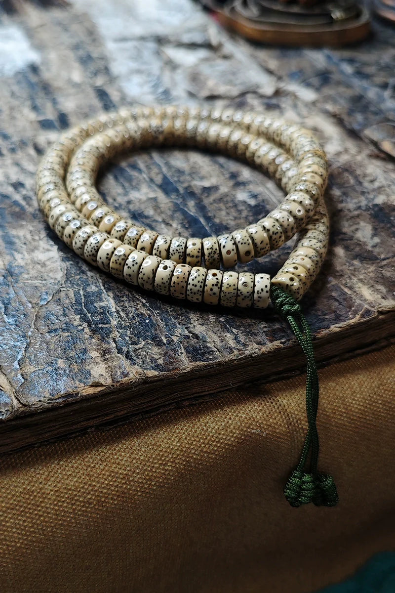Star and Moon Bodhi 108 Rosary Mala beads