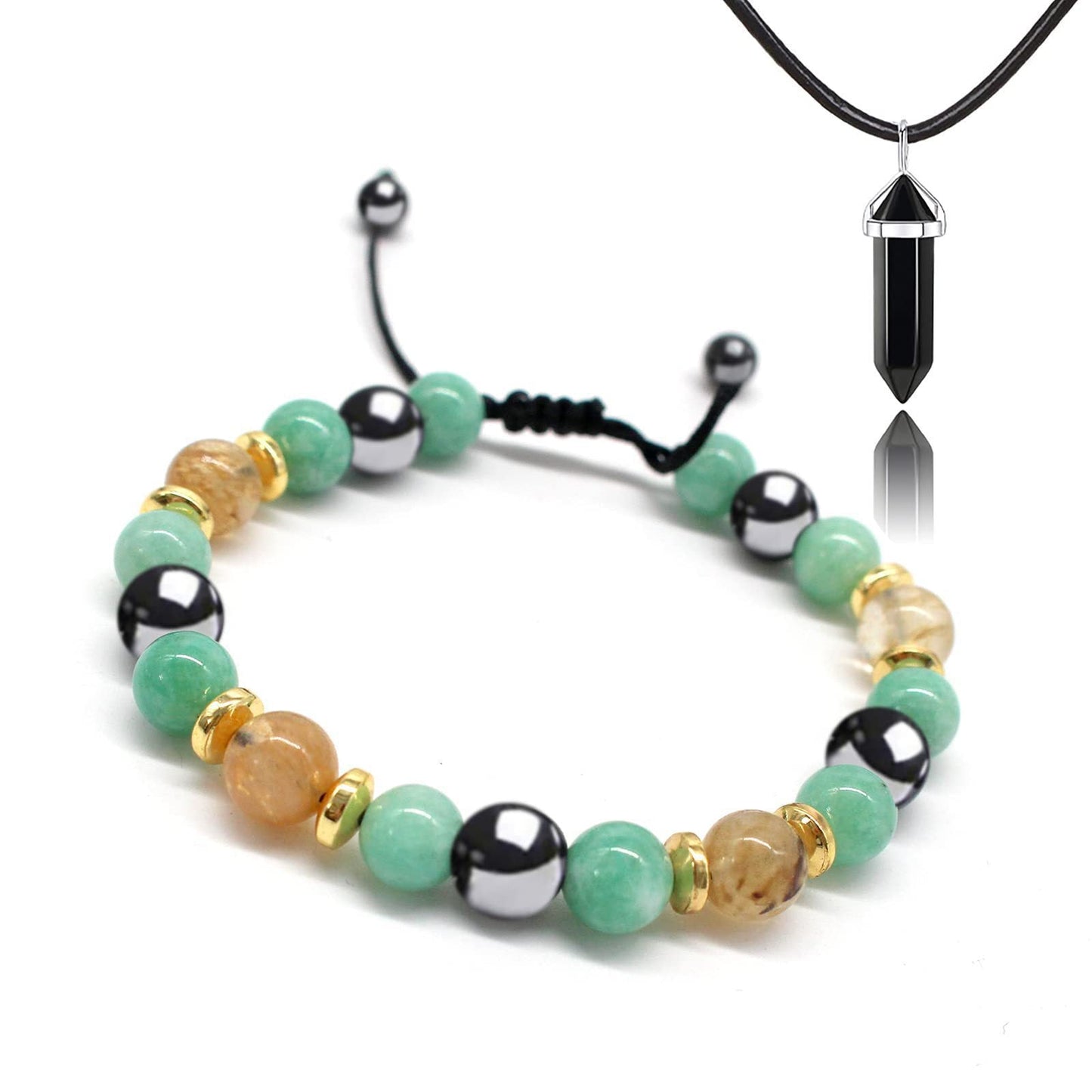 Seven Chakra Energy Bracelet Beaded Braided Healing Bracelet for Meditation