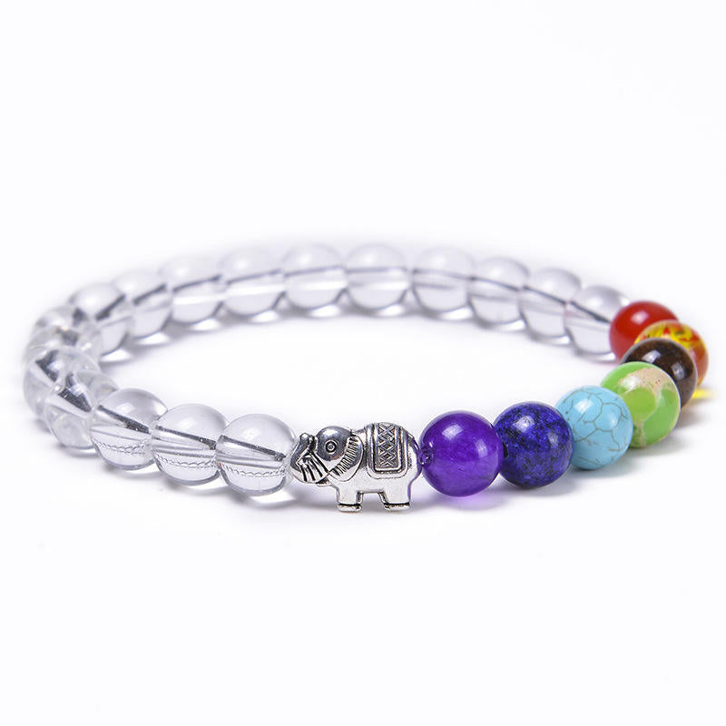Chakra Energy Bracelet Tiger's Eye Stone Black Obsidian Healing Crystal Bracelet