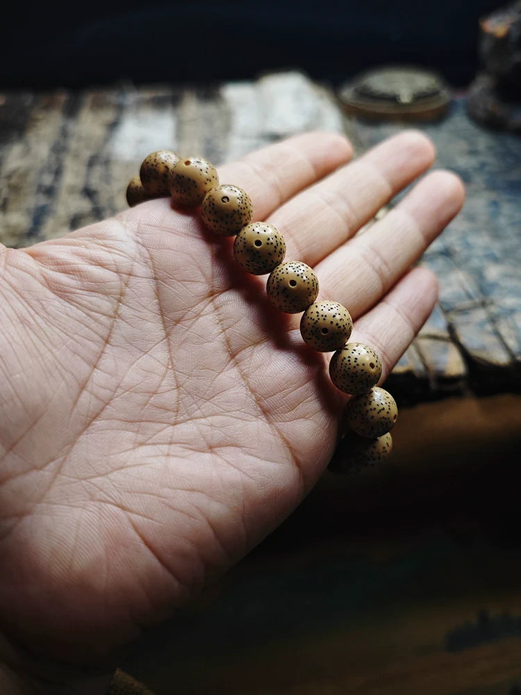 Bracelet Bodhi Étoile et Lune Bracelet de Perles pour la Méditation