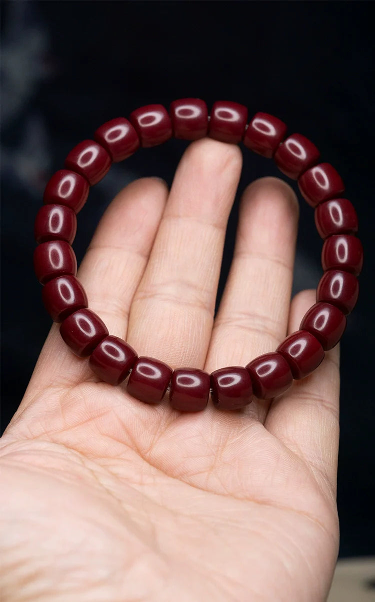 Red Bodhi Bracelet Energizing Meditation Beads