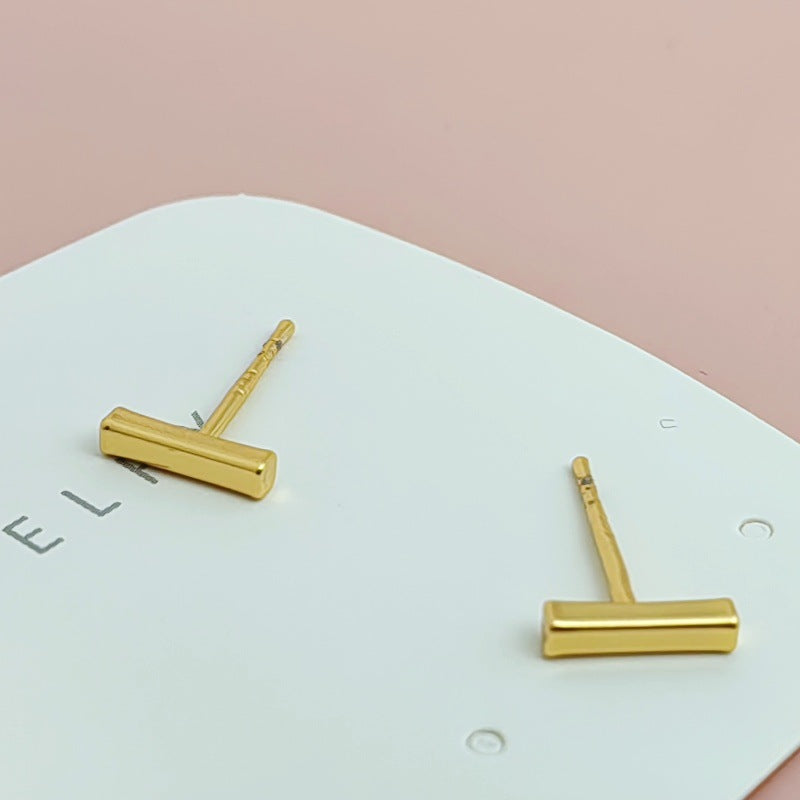 Bar Stud Earrings