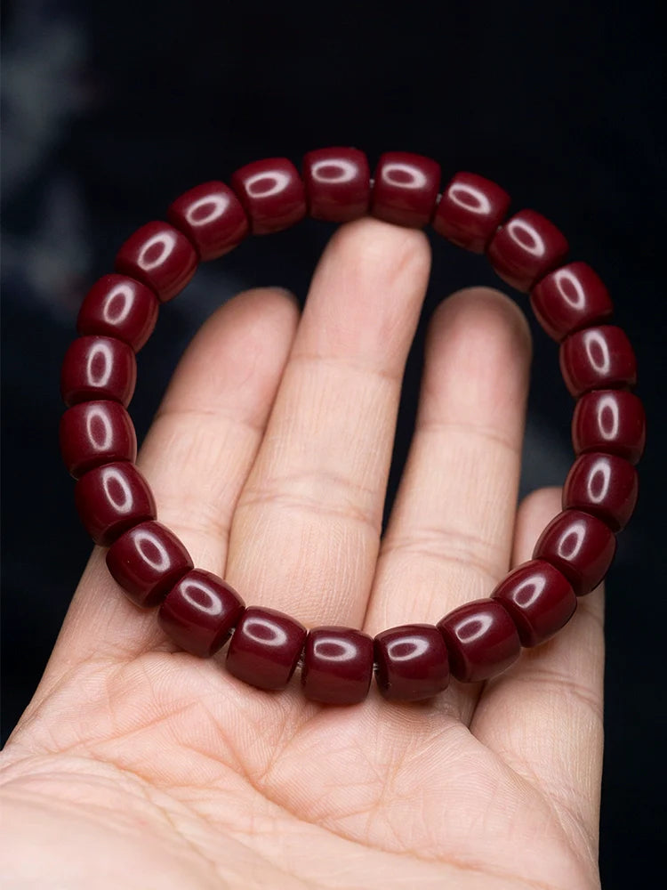 Red Bodhi Bracelet Energizing Meditation Beads
