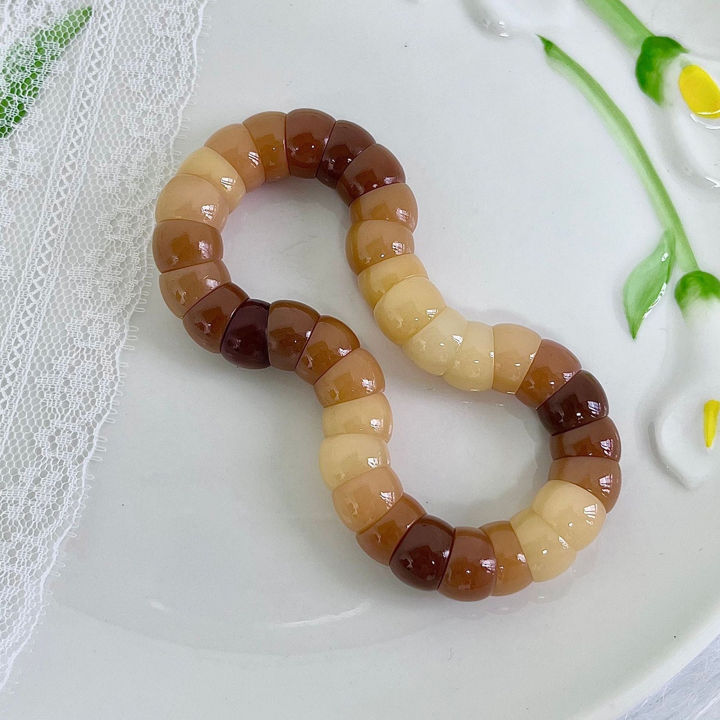 Nouveau bracelet anti-stress en perles roses Bodhi