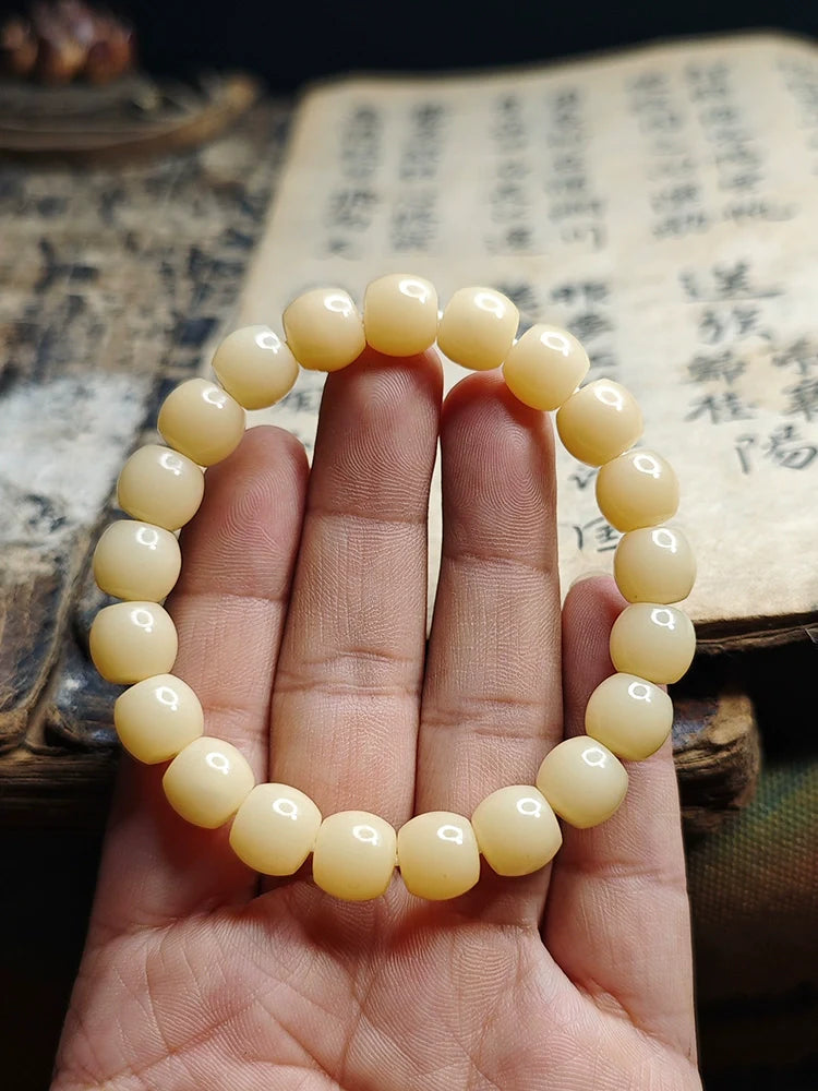 Natural Bodhi Root Bracelet Handcrafted Meditation Bracelet