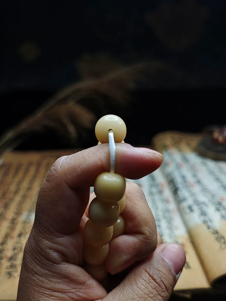 Natural Beaded Bracelet Bodhi Root Meditation Bracelet