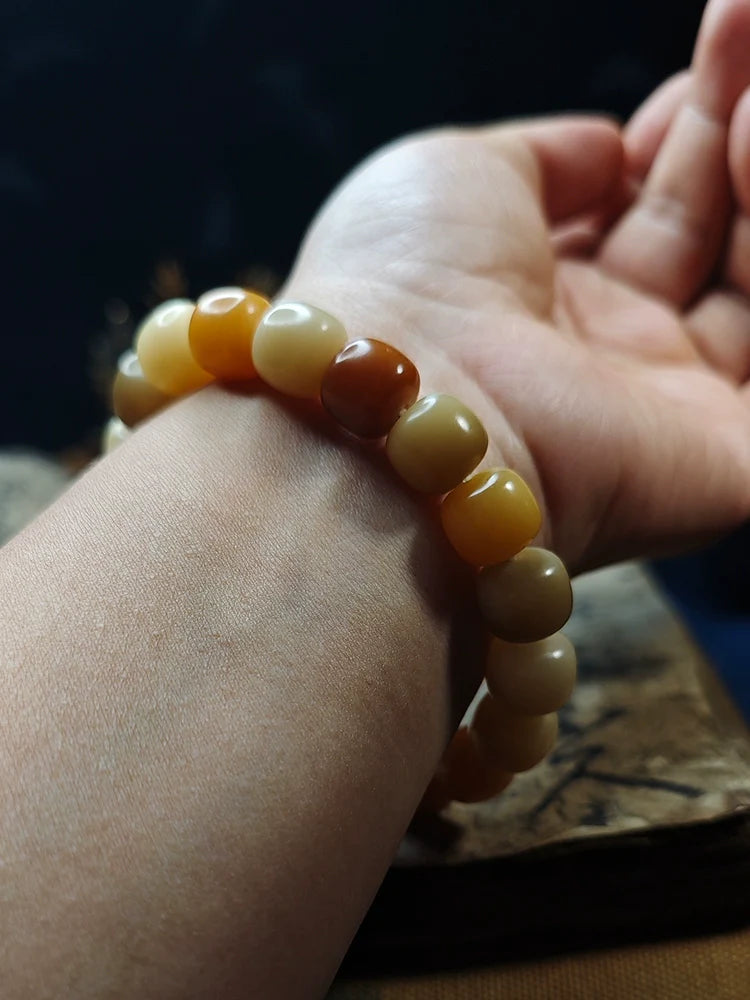 Bodhi-Wurzel-Armbandperlen für Konzentration und Ruhe