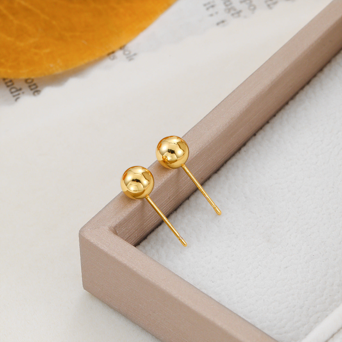 Ball Stud Earrings