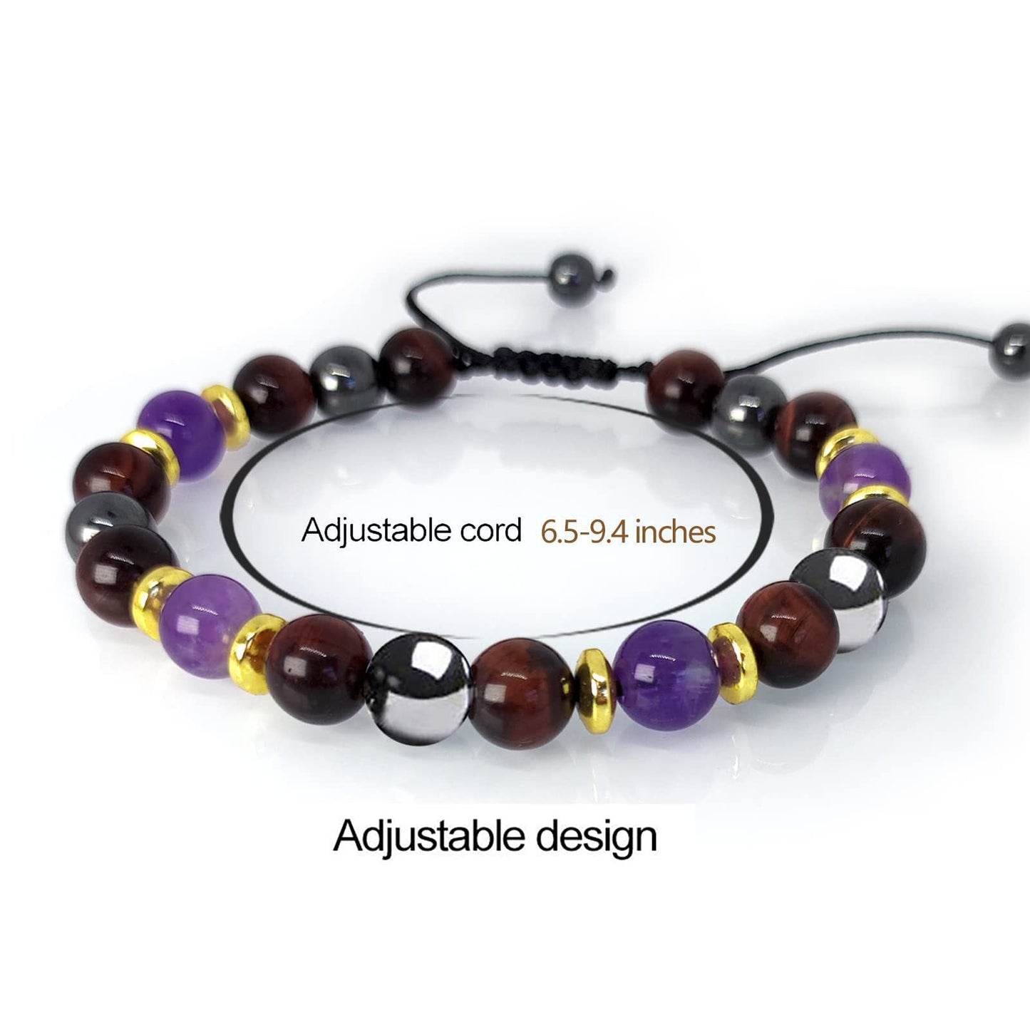 Seven Chakra Energy Bracelet Beaded Braided Healing Bracelet for Meditation