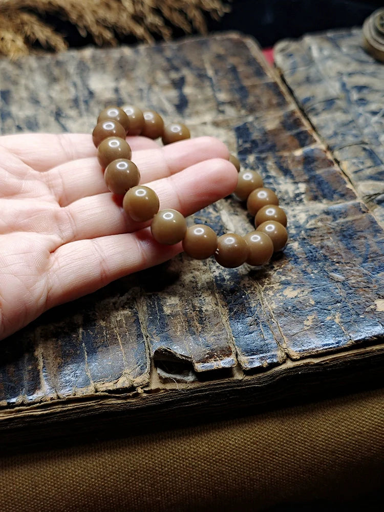 Natural Bodhi Seed Beads Meditation Beaded Bracelet
