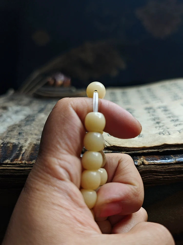 Natural Bodhi Root Bracelet Handcrafted Meditation Bracelet