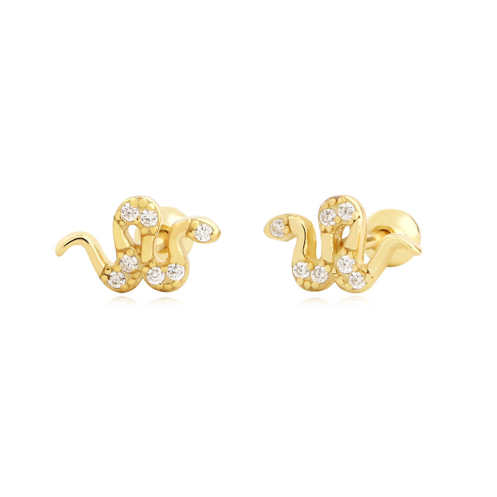 Snake Stud Earrings