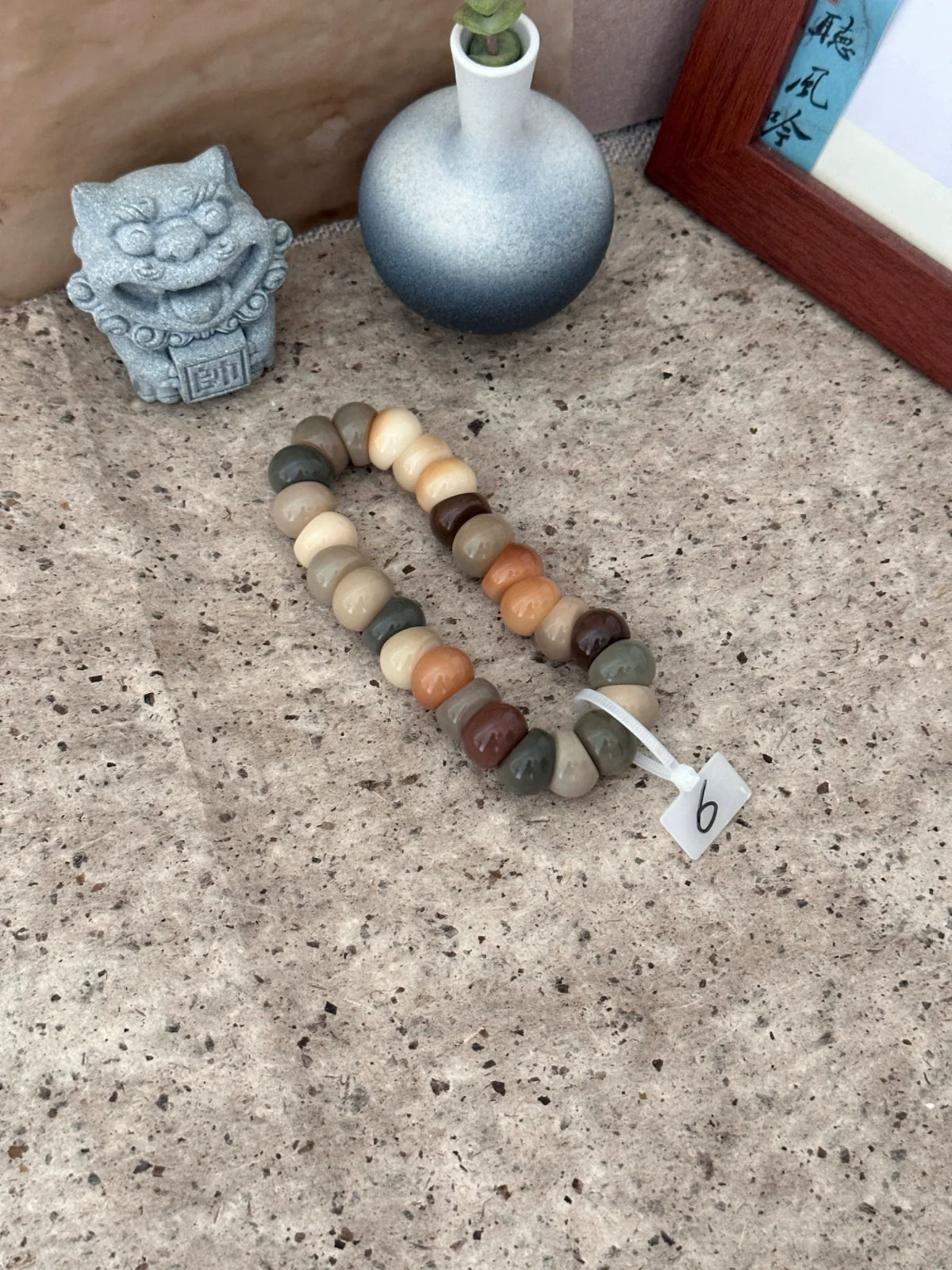 Nouveau bracelet Bodhi au café au lait et à l'ail 14 mm (plusieurs couleurs disponibles)