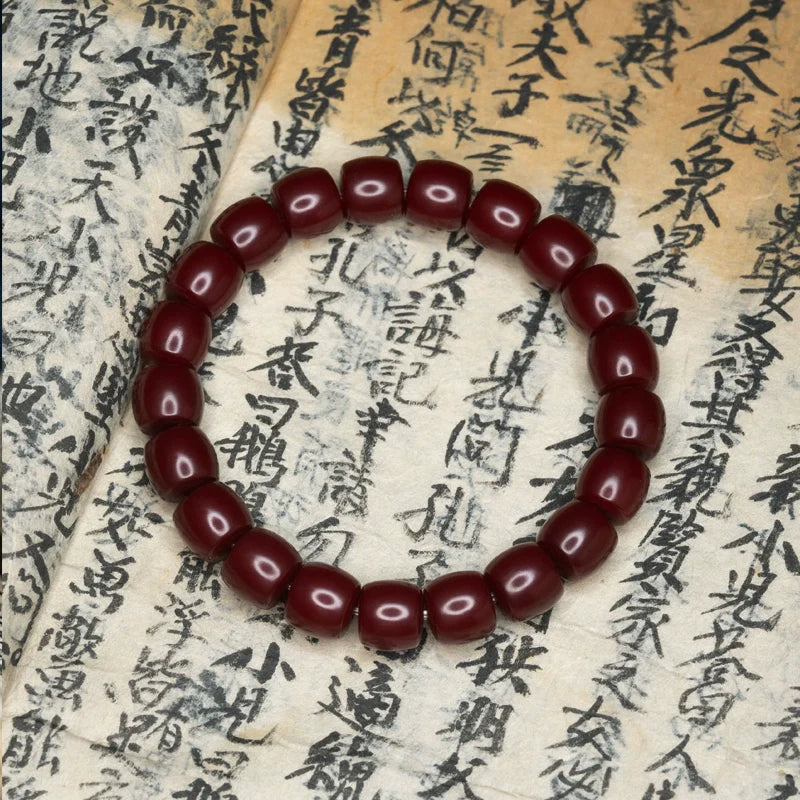Red Bodhi Bracelet Energizing Meditation Beads