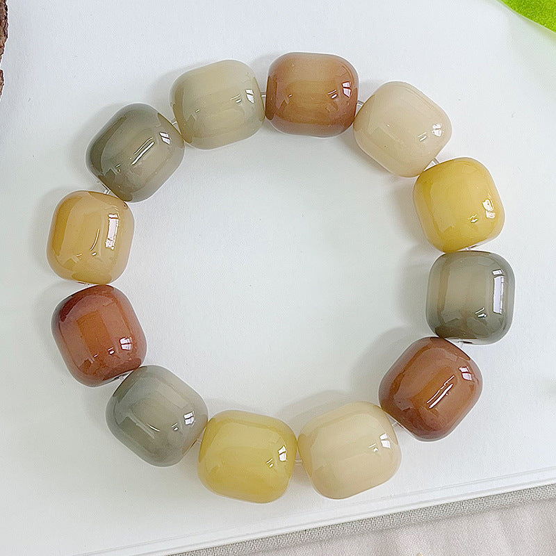 Grand bracelet de perles Bodhi Perles de prière de méditation pour la paix intérieure