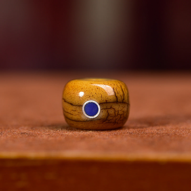 Tibetan Old Material Duobao Inlaid Yak Bone Loose Beads DIY Buddha Bead Jewelry