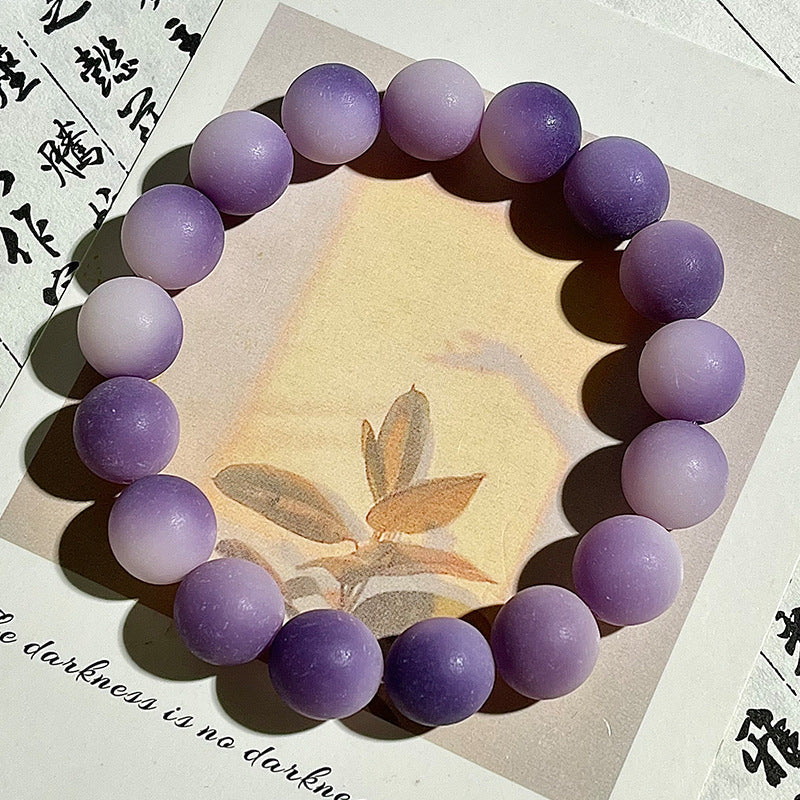 Bracelet Bodhi en jade blanc poli et graines de Bodhi naturelles