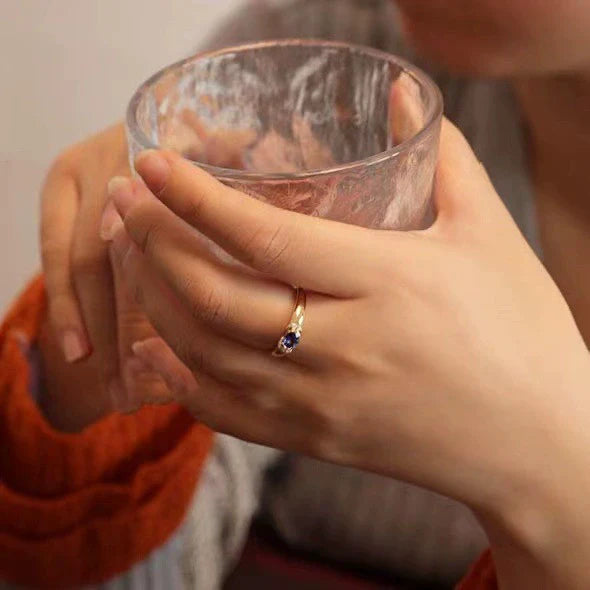 The Tranquil Wisdom Sapphire Ring