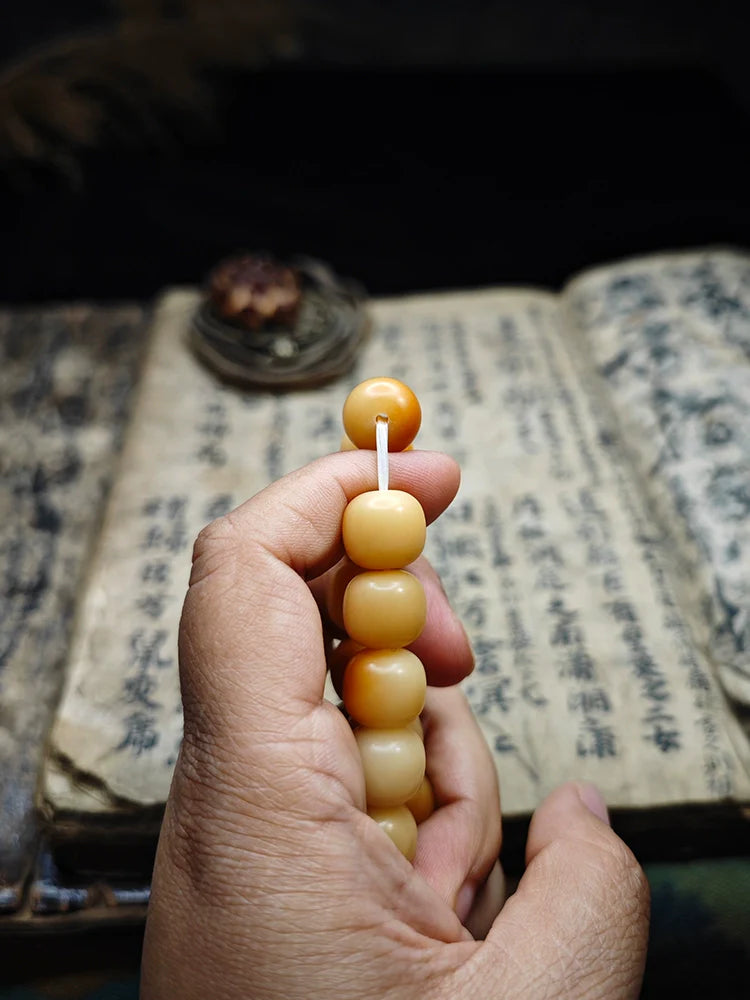 Bracelet de méditation fait main Bracelet de perles de rocaille Bodhi
