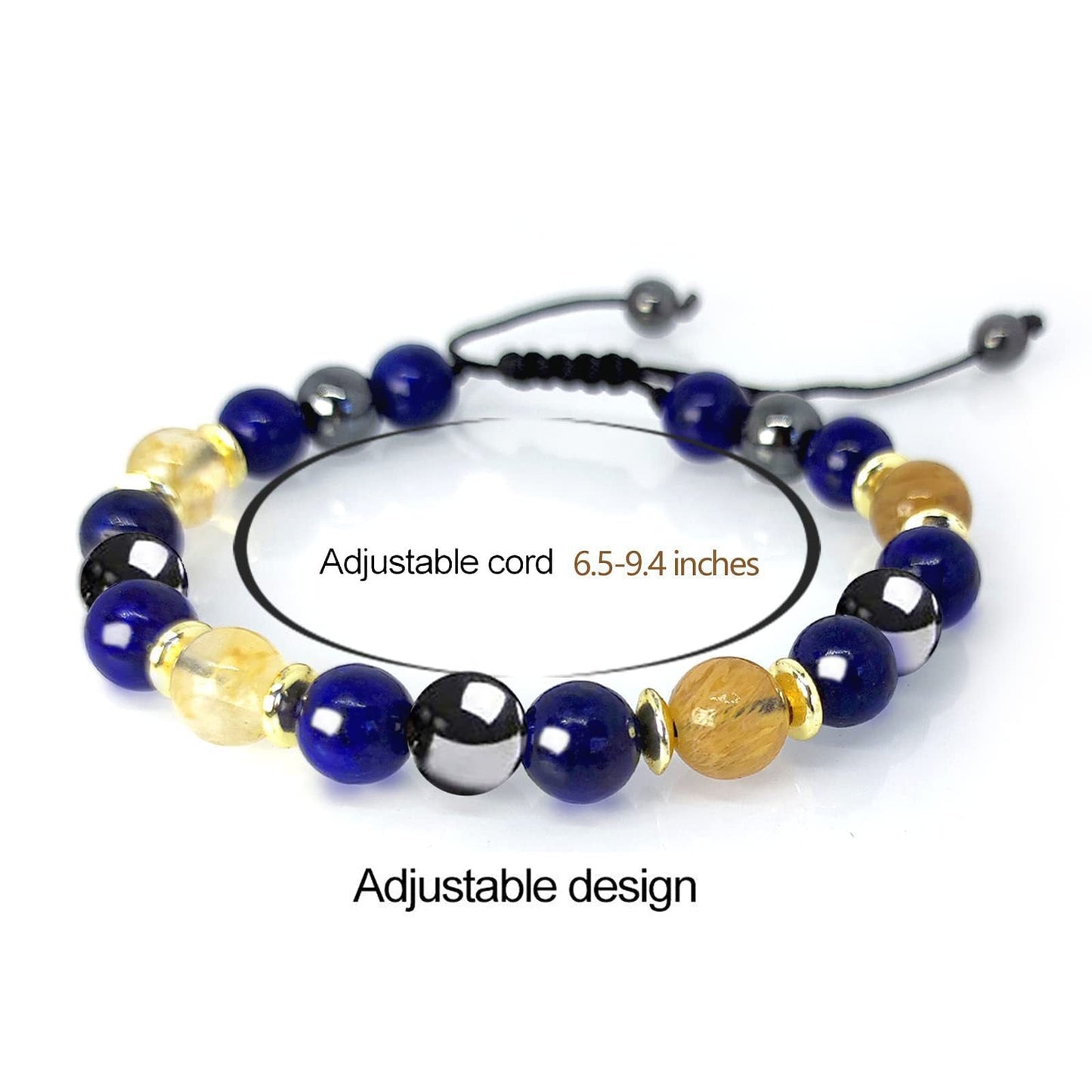 Seven Chakra Energy Bracelet Beaded Braided Healing Bracelet for Meditation