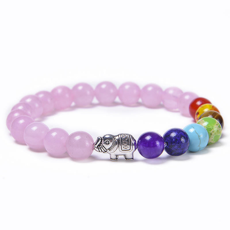 Chakra Energy Bracelet Tiger's Eye Stone Black Obsidian Healing Crystal Bracelet