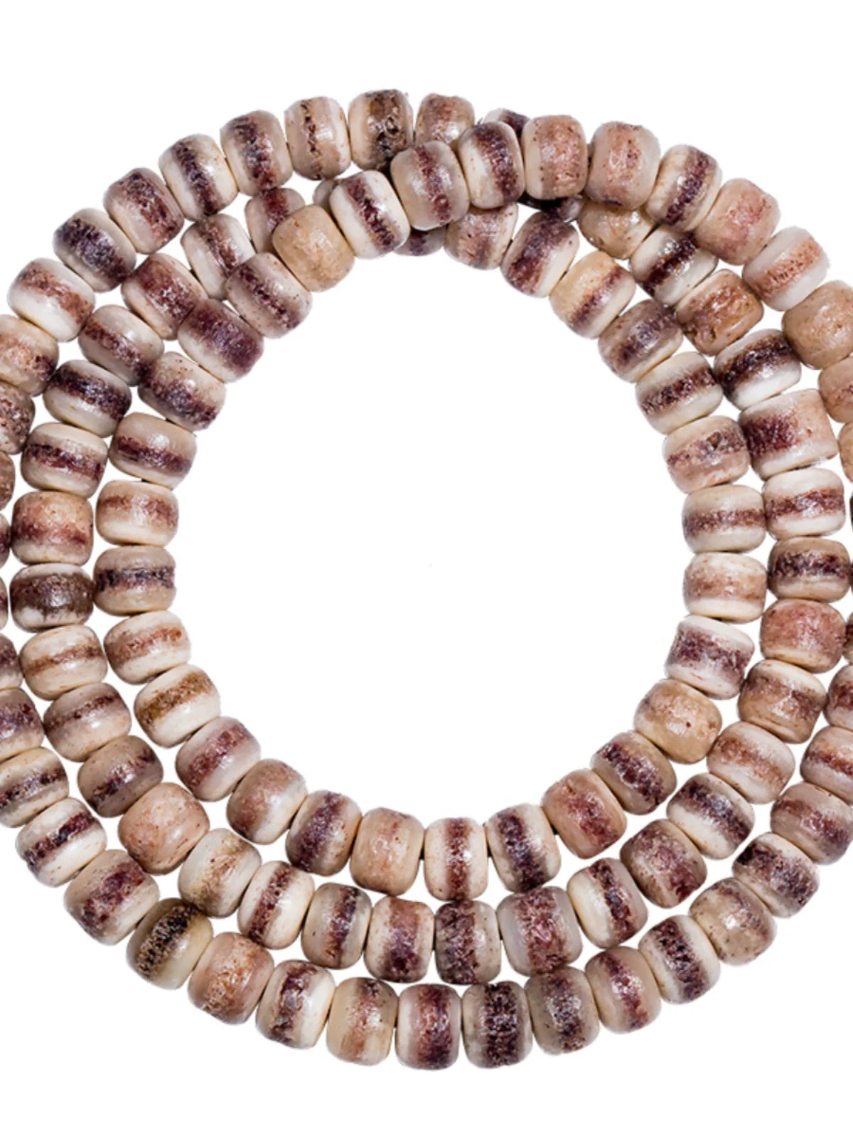 Bracelet Mala tibétain en os de Yak Gabala, 108 perles, pour la méditation, 10x8mm