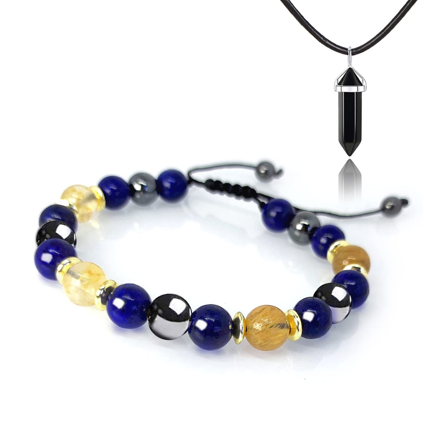 Seven Chakra Energy Bracelet Beaded Braided Healing Bracelet for Meditation