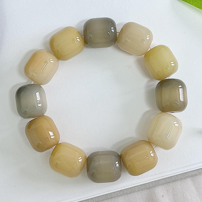 Large Bodhi Bead Bracelet Meditation Prayer Beads for Inner Peace