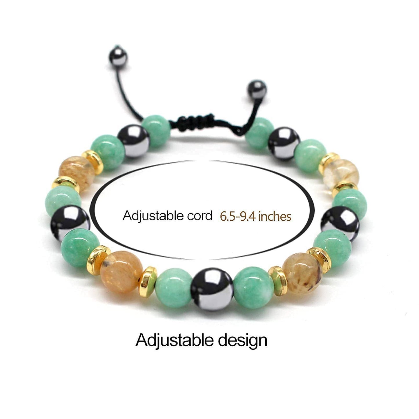 Seven Chakra Energy Bracelet Beaded Braided Healing Bracelet for Meditation