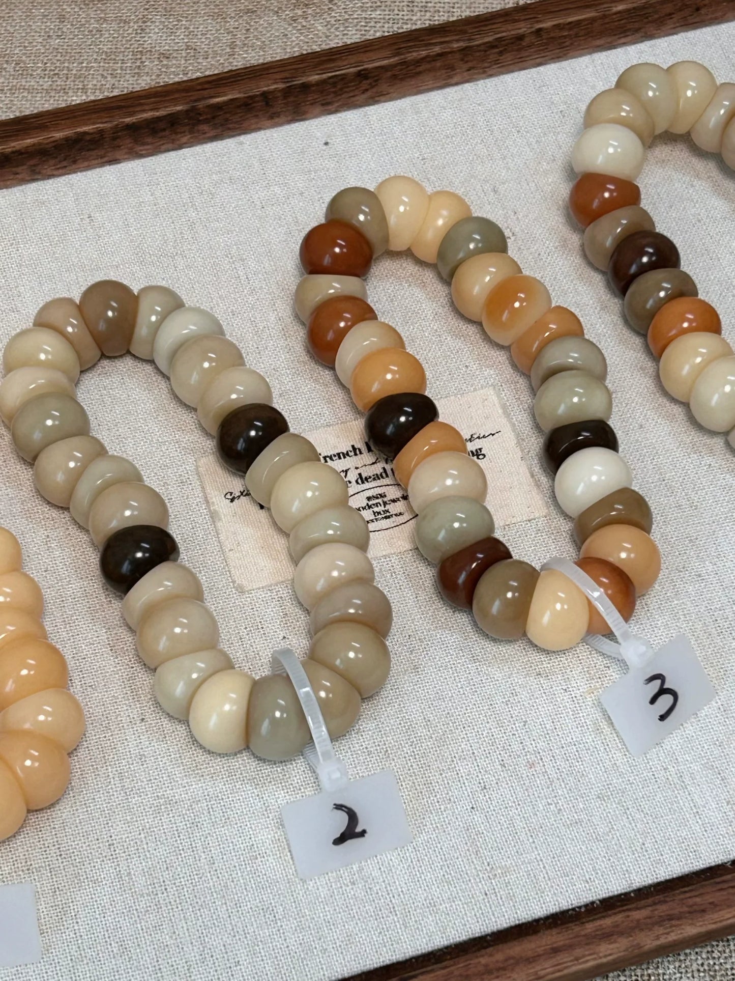 New Milky Coffee Garlic Bodhi Bracelet 14MM (Multiple Colors Available)