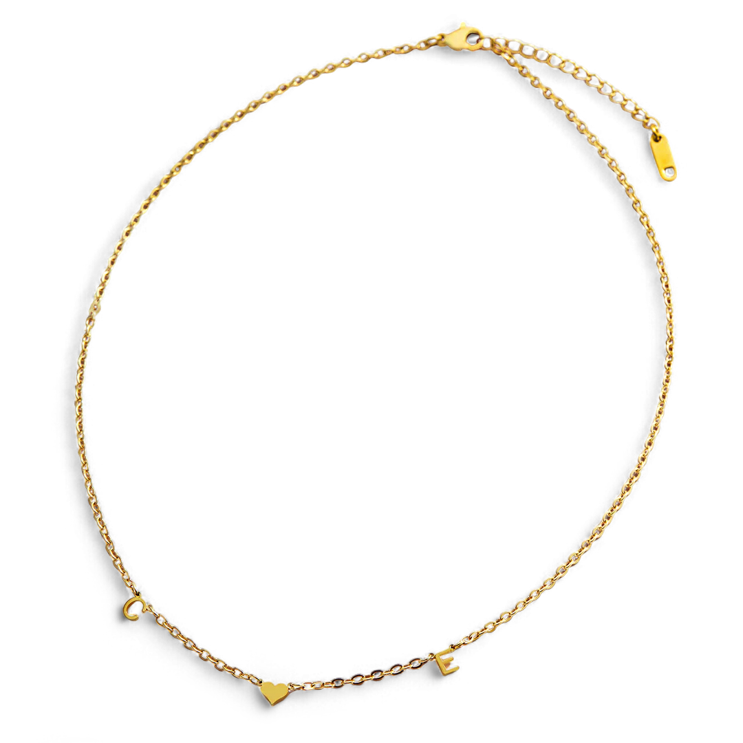 Collier Initiale One Heart