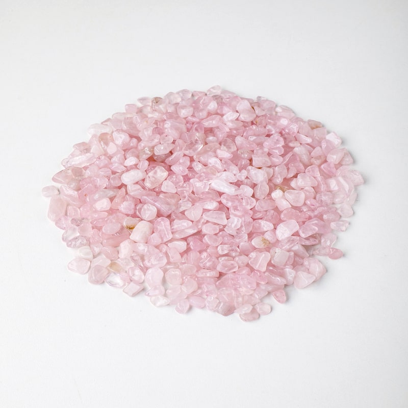 Ajouter des pierres de quartz rose
