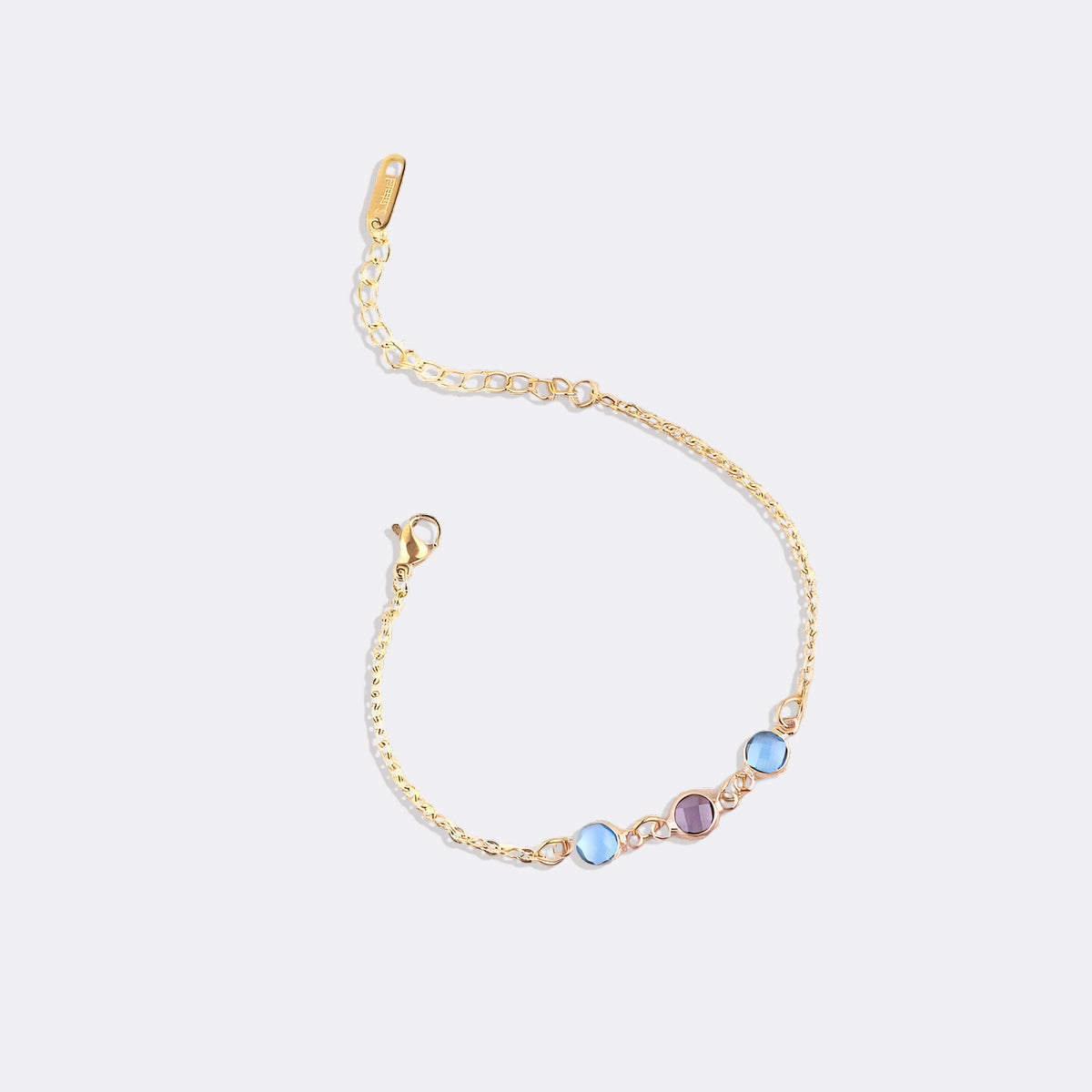 Personalized Birth Stone Bracelet