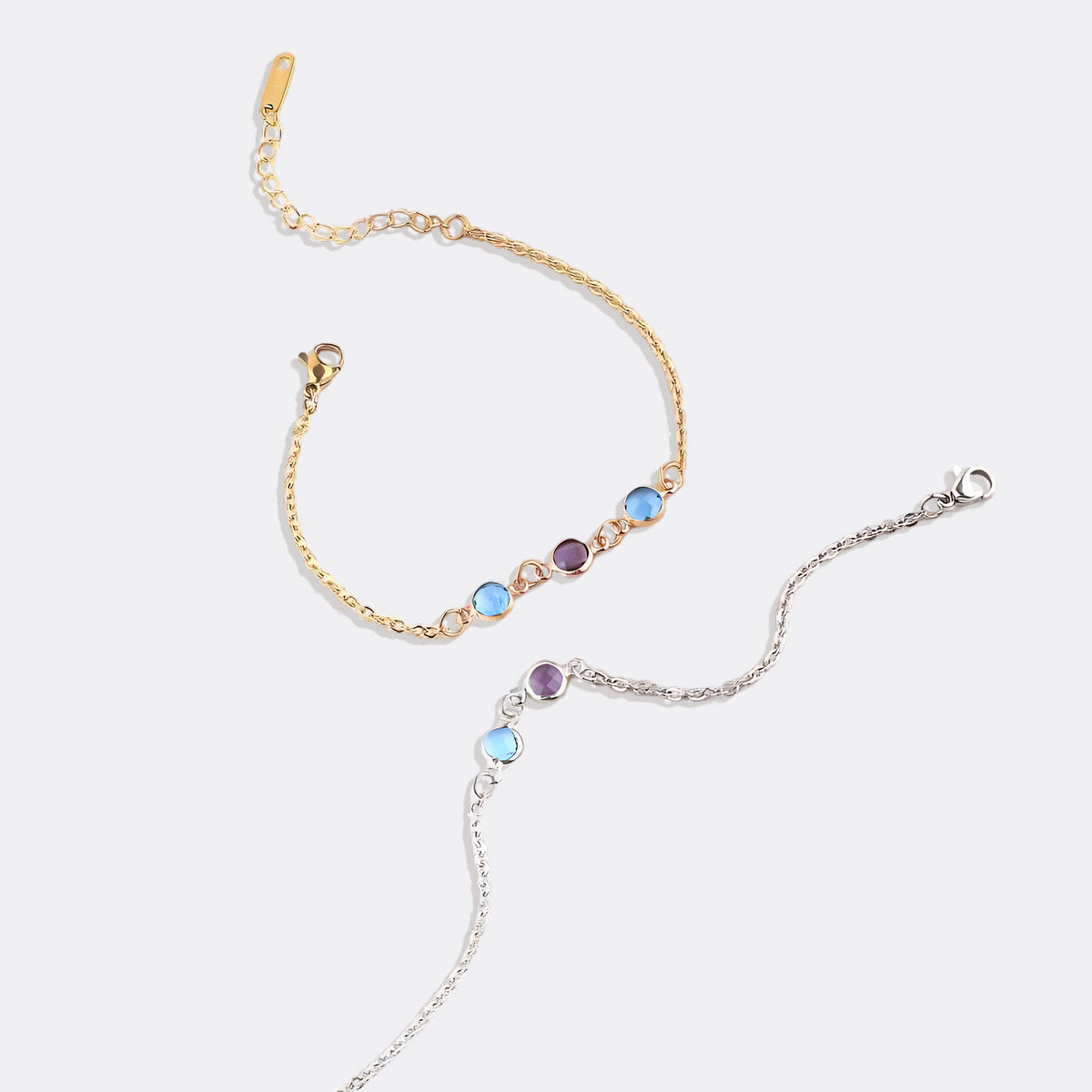 Personalized Birth Stone Bracelet