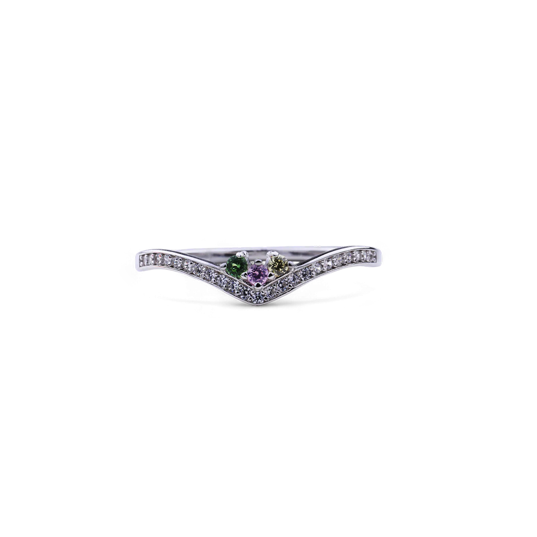 Personalized Venus Birthstone Ring