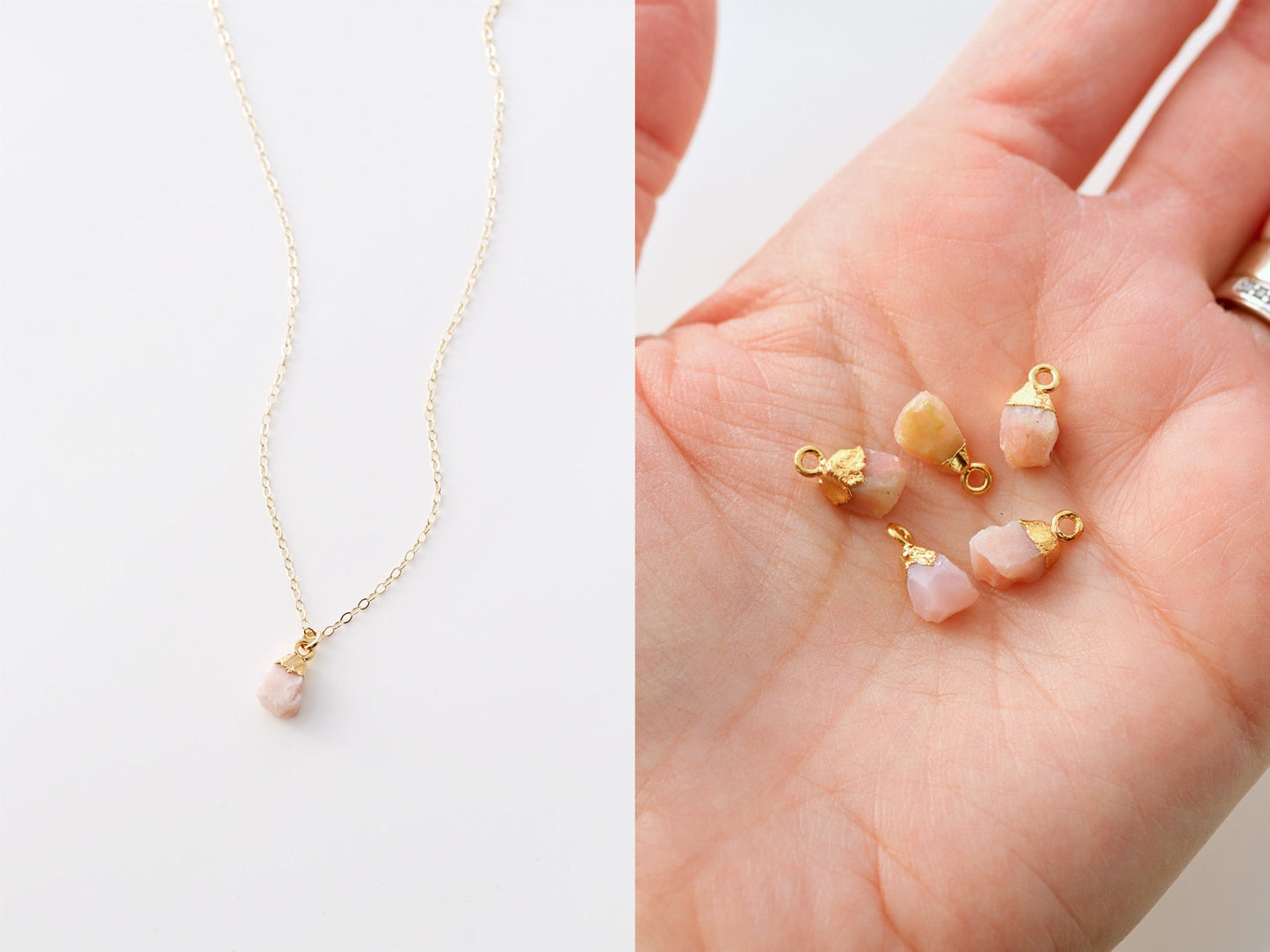 Gemstone Drop Necklace