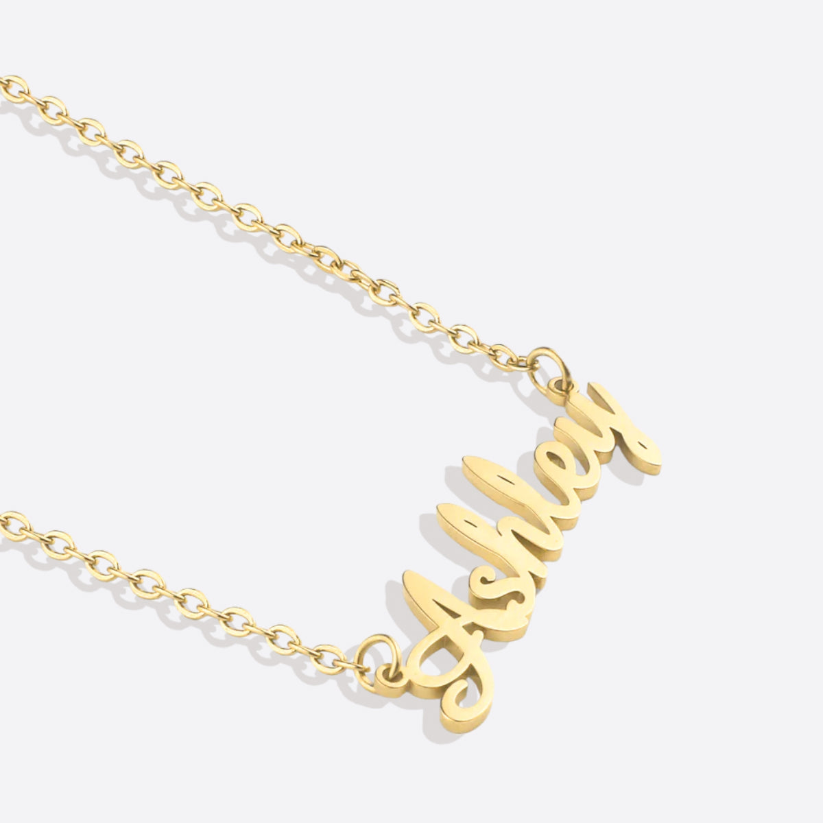 Collier avec nom en plume